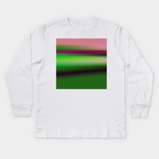 blue green purple texture abstract design Kids Long Sleeve T-Shirt